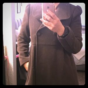 Chic woman coat brown